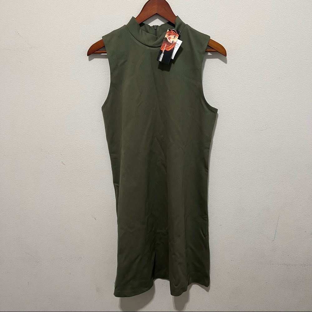 Necessary Object Hunter Green Dress